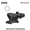 Aim-O 1x32C Red Dot Fiber Illumination (Black)