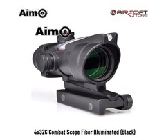 Aim-O 4x32C Combat Scope Fiber Illuminated (Black)