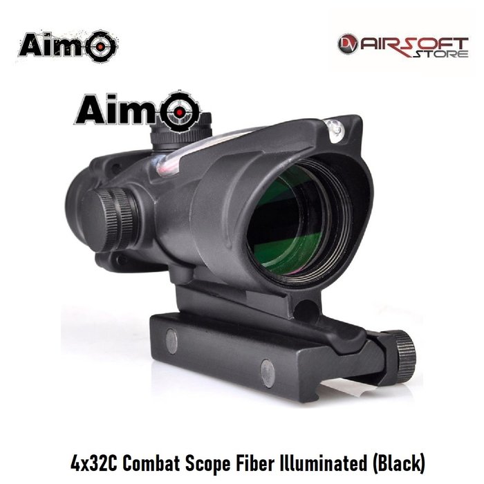Aim-O 4x32C Combat Scope Fiber Illuminated (Black)