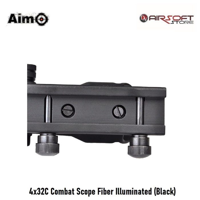 Aim-O 4x32C Combat Scope Fiber Illuminated (Black)