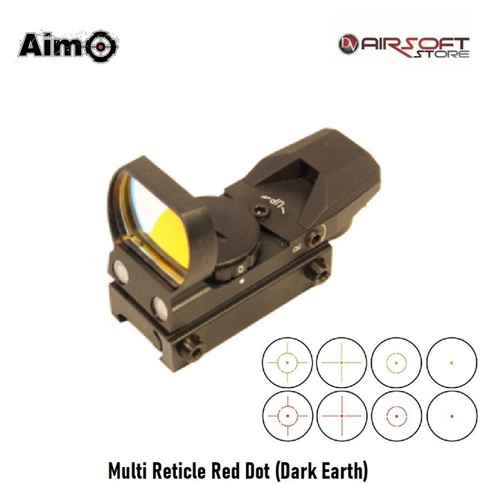 Aim-O Multi Reticle Red Dot (Dark Earth)