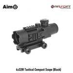 Aim-O 4x32IR Tactical Compact Scope (Black)