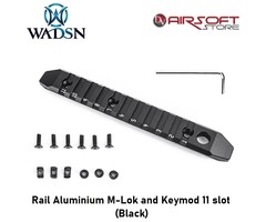 WADSN Rail Aluminium M-Lok and Keymod 11 slot (Black)