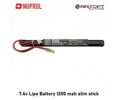 NUPROL 7.4v Lipo Battery 1200 mah slim stick 20C