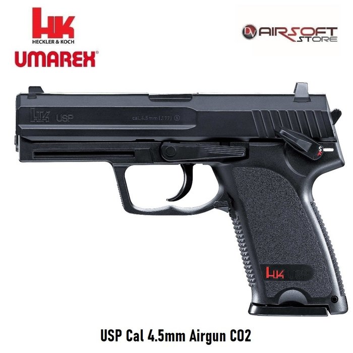 Heckler & Koch USP Cal 4.5mm Airgun Metal BB CO2