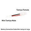 G&G Battery Connection Cable Mini tamiya to large
