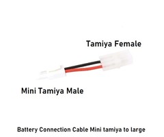 G&G Battery Connection Cable Mini tamiya to large