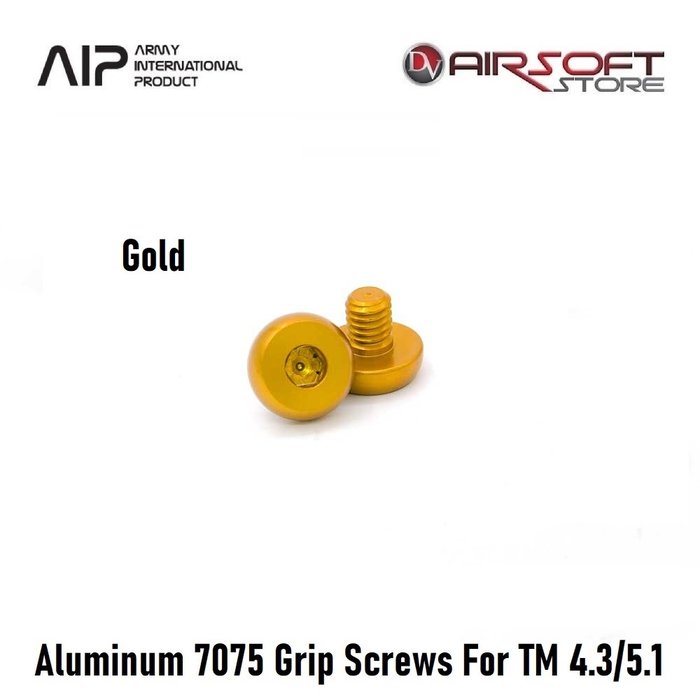 AIP Aluminum 7075 Grip Screws For TM 4.3/5.1