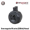 G&G Drum magazine RK series (2200rds) Manual