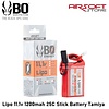 BO Lipo 11.1v 1200mah 25C Stick Battery Tamiya