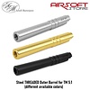 Airsoft Masterpiece Steel THREADED Outer Barrel for TM 5.1