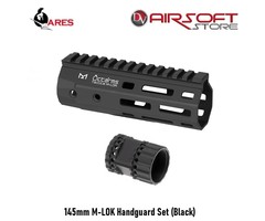 Ares 145mm M-LOK Handguard Set (Black)