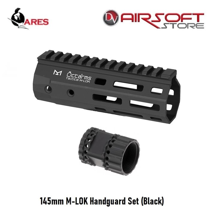 Ares 145mm M-LOK Handguard Set (Black)