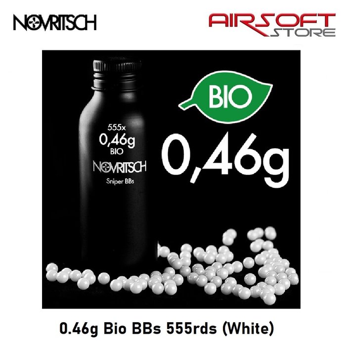 NOVRITSCH 0.46g Bio BBs 555rds (White)