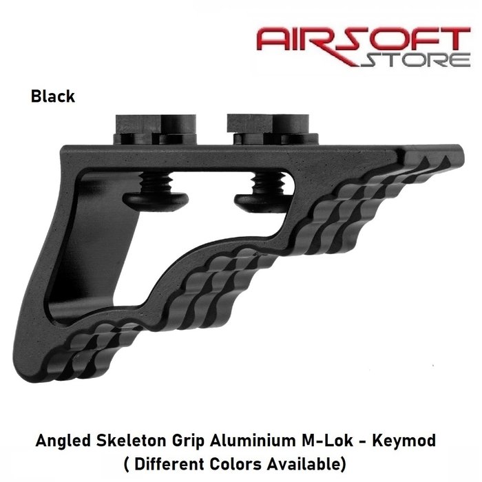 Angled Skeleton Grip Aluminium M-Lok - Keymod