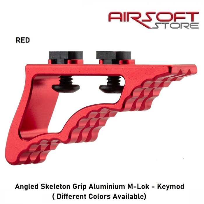 Angled Skeleton Grip Aluminium M-Lok - Keymod
