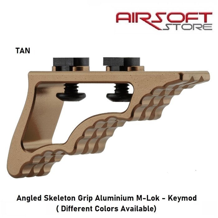 Angled Skeleton Grip Aluminium M-Lok - Keymod