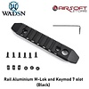 WADSN Rail Aluminium M-Lok and Keymod 7 slot (black)