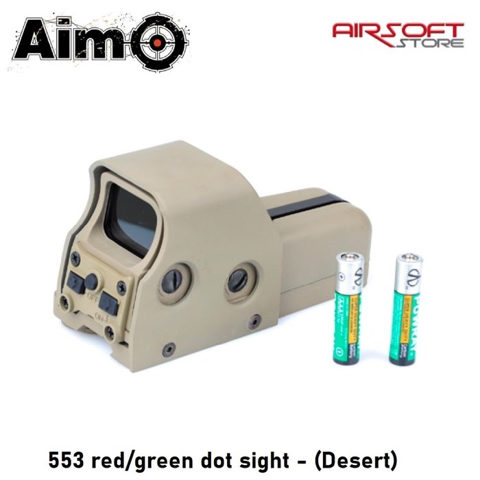 Aim-O 553 red/green dot sight - (Desert)