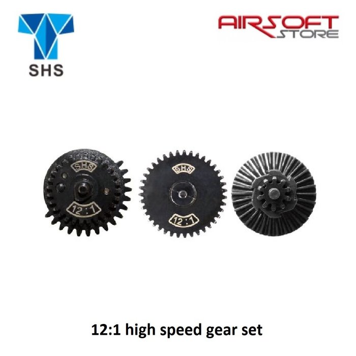 SHS 12:1 high speed gear set
