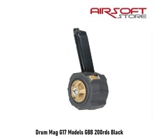 HFC Drum Mag G17 Models GBB 200rds Black