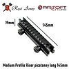 Royal Armory Medium Profile Riser picatinny long 145mm