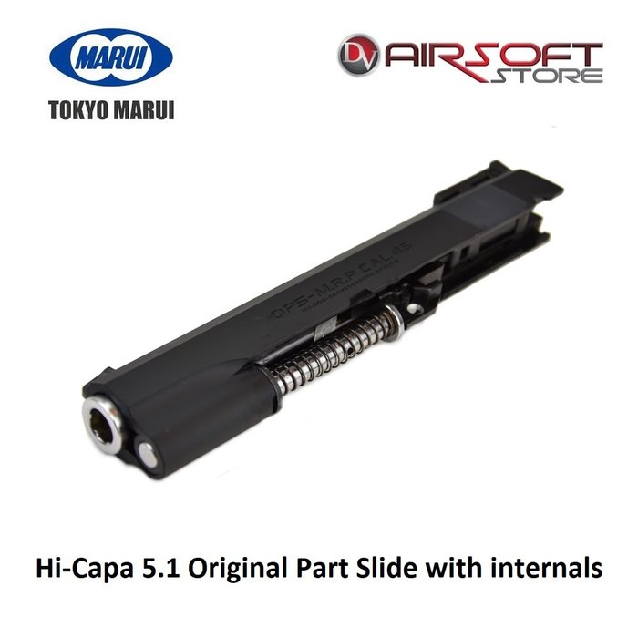 Tokyo Marui Hi-Capa 5.1 Original Part Slide with internals (Black)