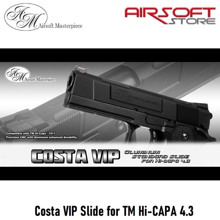 Airsoft Masterpiece Costa VIP Slide for TM Hi-CAPA 4.3