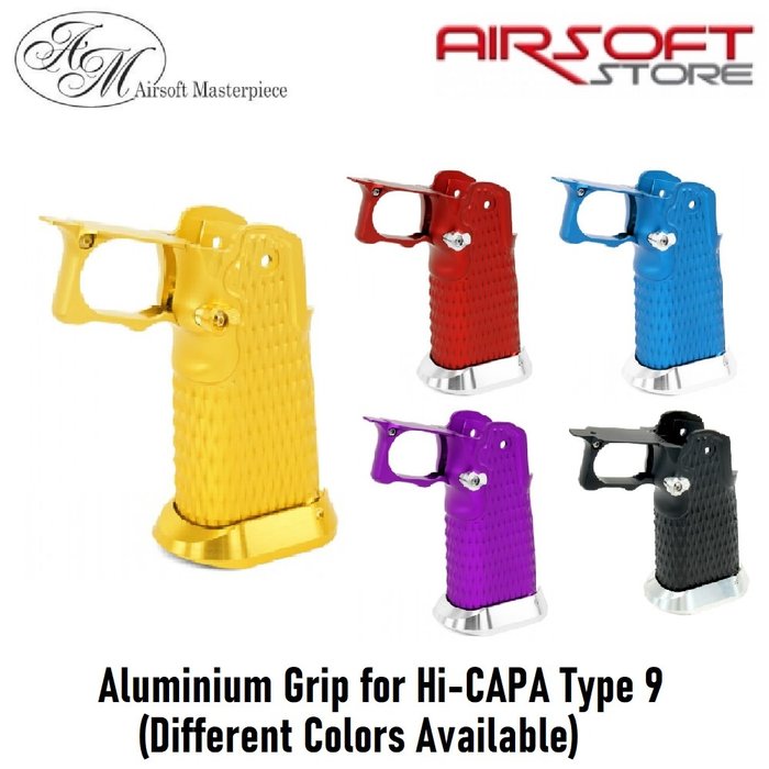 Airsoft Masterpiece Aluminium Grip for Hi-CAPA Type 9
