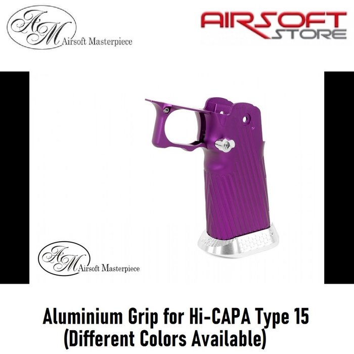 Airsoft Masterpiece Aluminium Grip for Hi-CAPA Type 15