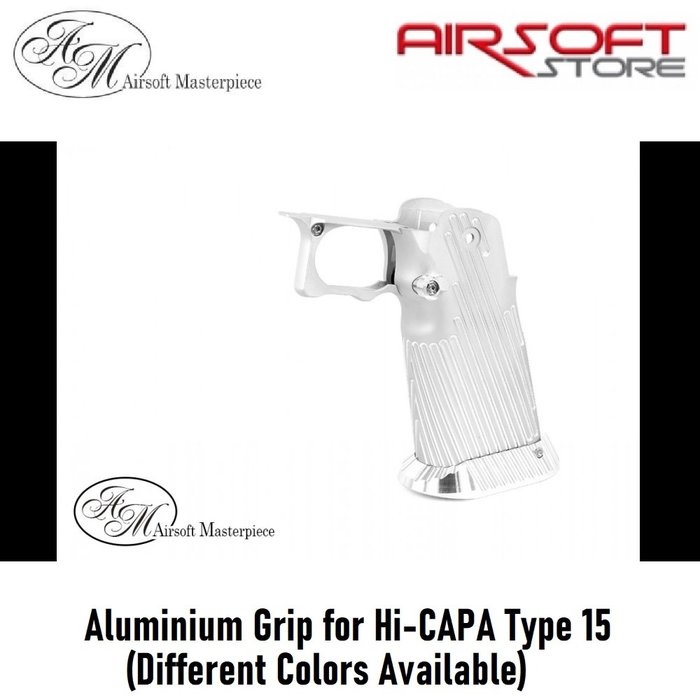 Airsoft Masterpiece Aluminium Grip for Hi-CAPA Type 15