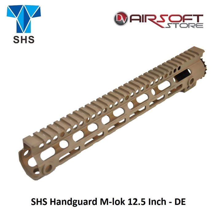 SHS Handguard M-lok 12.5 Inch - DE