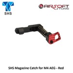 SHS Magazine Catch for M4 AEG - Red