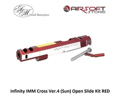 Airsoft Masterpiece Infinity IMM Cross Ver.4 (Sun) Open Slide Kit - RED