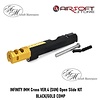 Airsoft Masterpiece INFINITY IMM Cross VER.4 (SUN) Open Slide KIT BLACK/GOLD COMP