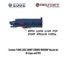 EDGE Custom "LONG LEGS SHORT STROKE VERSION" Nozzle for Hi-Capa and 1911
