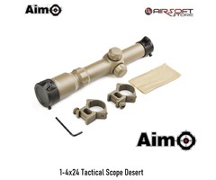 Aim-O 1-4x24 Tactical Scope Desert