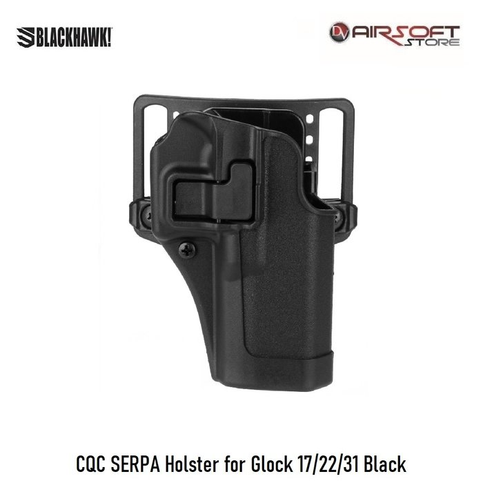 Blackhawk CQC SERPA Holster for Glock 17/22/31 Black