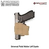 Warrior Universal Pistol Holster Left Coyote