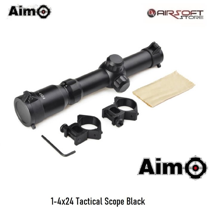 Aim-O 1-4x24 Tactical Scope Black