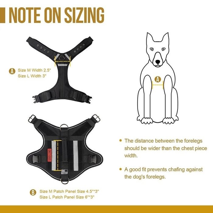 One Tigris FIRE TANKER K9 Harness