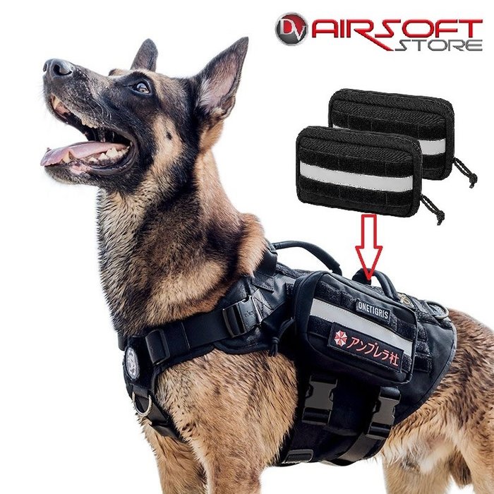 MOLLE Dog Pouches (2 pieces) - Airsoft Store