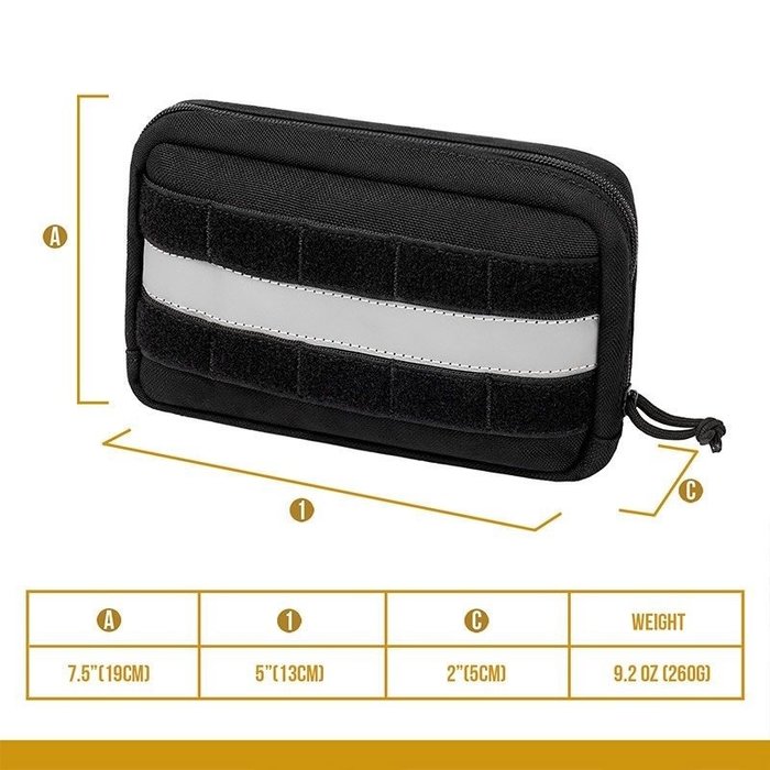 One Tigris MOLLE Dog Pouches (2 pieces)