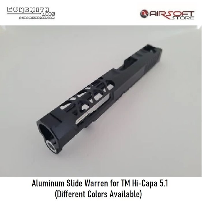Gunsmith Bros Aluminium Slide Warren for TM Hi-Capa 5.1