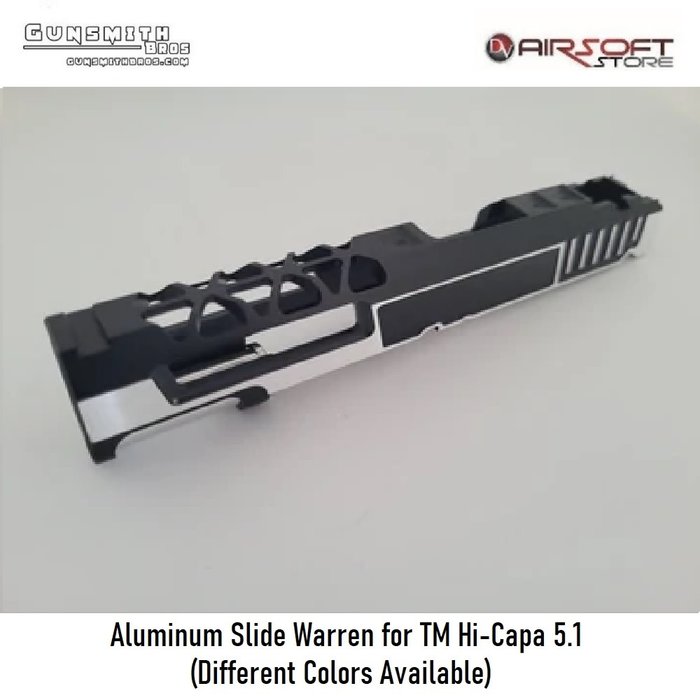 Gunsmith Bros Aluminium Slide Warren for TM Hi-Capa 5.1