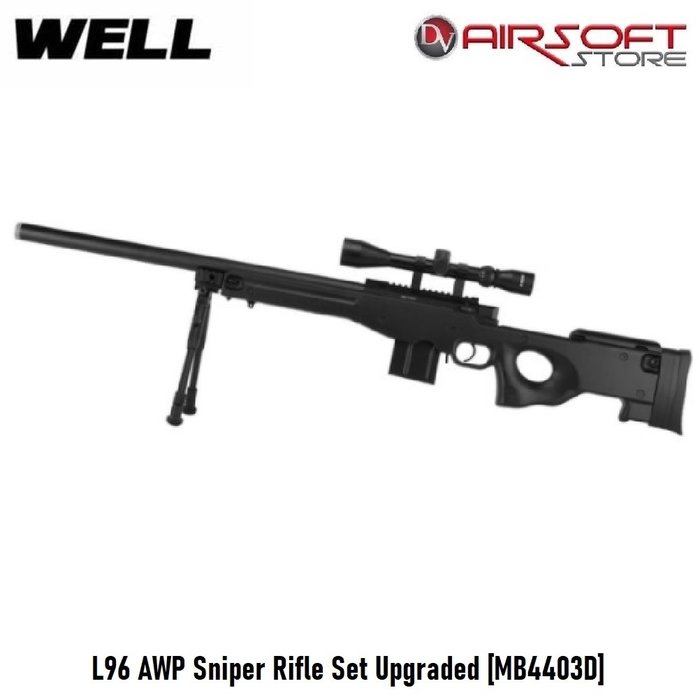 Well L96 AWP Sniper Rifle Set Upgraded [MB4401D]