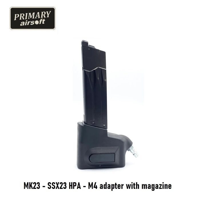 Primary Airsoft MK23 - SSX23 HPA - M4 adapter with magazine