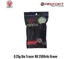Cobra 0.25g Bio Tracer BB 2500rds Green