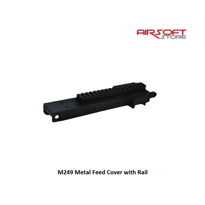 Classic Army M249 Metal Feed Cover with Rail
