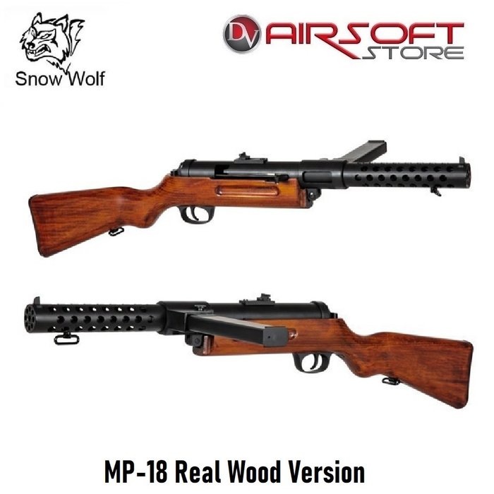 Snow Wolf MP-18 Real Wood Version